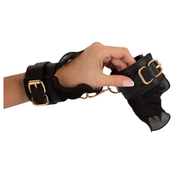 Bad Kitty - Bølgete Bondagesett (4 deler) - Svart