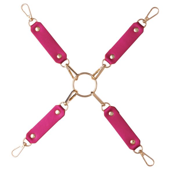 Bad Kitty - bondage sett - 7 deler (rød)