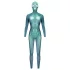 Beasty Suits Reptiloid Roleplay - krypdyr-rollespillkostyme med maske (grønn) - L/XL