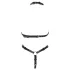 Bad Kitty - åpen BH-body med stropper (svart) - S-L