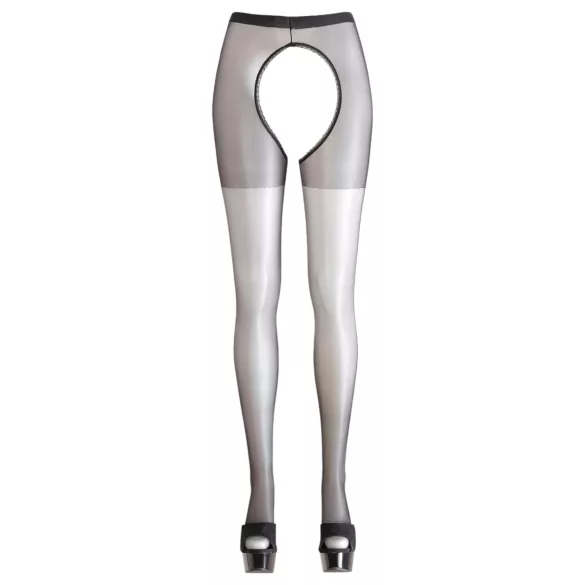 Cottelli - Svart sexstrømpebukse - L/XL