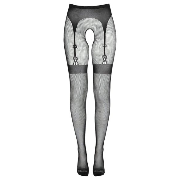 Cottelli Legwear - Åpne strømper, svart (S-L)