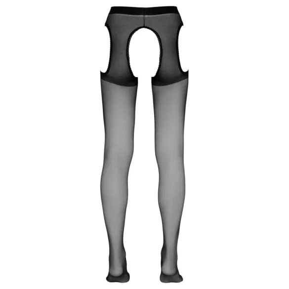 Cottelli - åpen (crotchless) strømpebukse (svart) - L/XL