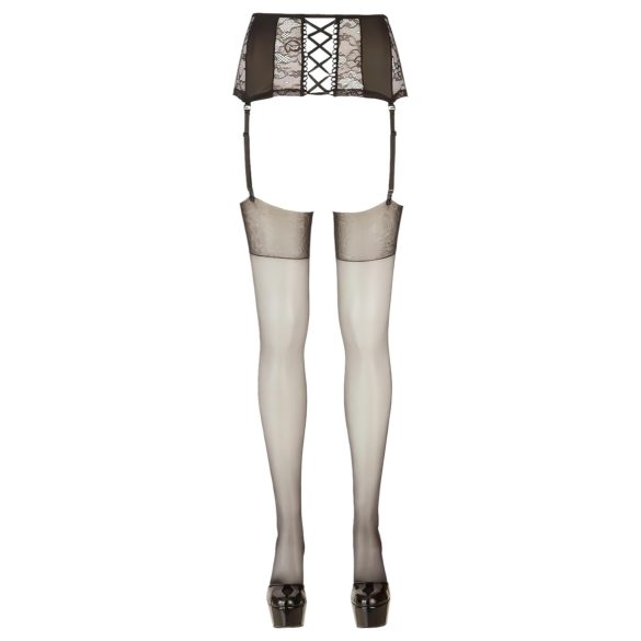 Cottelli – silkemyke strømper (svart)