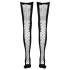 Cottelli - Stay-ups i netting over lår (svart) - S/M - L/XL