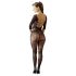 NO:XQSE - Blomstermønstret catsuit - svart (S-L)