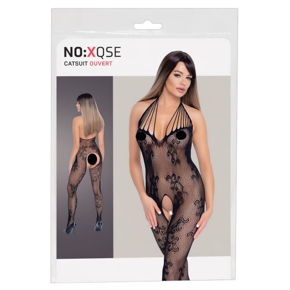 NO:XQSE - sexy kattdrakt - svart (S-L)