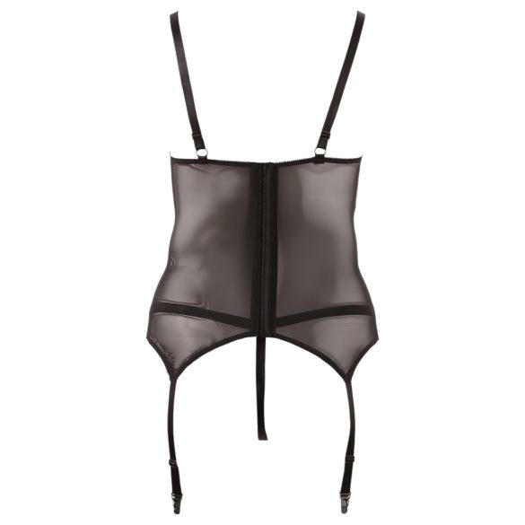 Cottelli - Blonder & bånd, svart topp - XXXL