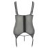 Cottelli Plus Size - Allsidig strømpetopp (svart)