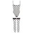 NO:XQSE - sexy netting-sett - svart (S-L)