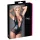 Cottelli - skinnende nettingbody (svart)