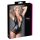 Cottelli - skinnende nettingbody (svart) - M