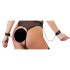 Cottelli Bondage - Åpent body med stropper og kjeder (svart) - XL