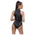 Cottelli Party - slangeskinn body (svart) - M