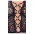 Cottelli Curves Plus Size - Gjennomsiktig mønsterbody (svart) - 90D/XL