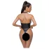Cottelli Party - glitrende halterneck-body (svart) - M