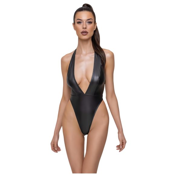 Cottelli Party - glitrende halterneck-body (svart) - L