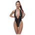 Cottelli Party - glitrende halterneck-body (svart) - XL