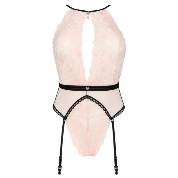 Obsessive Lilines - kropp med strømpebånd (rosa)