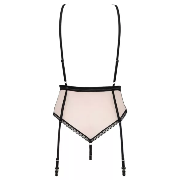 Obsessive Lilines - kropp med strømpebånd (rosa) - L/XL