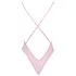Kyssbar - body med rosebroderi (rosa)