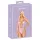 Kyssbar - body med rosebroderi (rosa) - L/XL