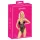 Kyssbar blondeteddy (svart) - L/XL