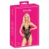 Kyssbar blondeteddy (svart) - L/XL