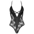 Cottelli Party - blomstrete body (svart) - L