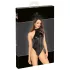 Noir - glansfull halterneck-body (svart) - L