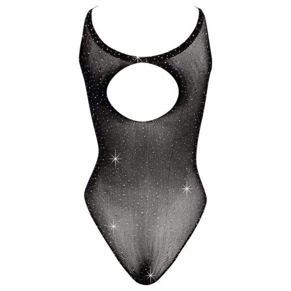 Cottelli - glitrende teddy (svart) - S-L