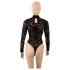 Cottelli - blondebody med lange ermer (svart) - S - M