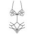 Obsessive - Dekorativ kroppsharness (svart) - S/M
