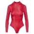 Cottelli - rød slangeprint body - L
