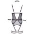 Cottelli Bondage - Åpen body og håndjern (svart) - M