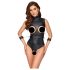 Cottelli Bondage - Åpen bryst-bodysuit (svart) - M