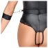 Cottelli Bondage - Åpen bryst-bodysuit (svart) - M