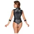Cottelli Bondage - Åpen bryst-bodysuit (svart) - L