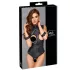 Cottelli Bondage - Åpen bryst-bodysuit (svart) - L