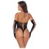 Cottelli - Body med hansker (svart) - S-L