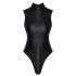 Cottelli - skinnende effekt body (svart) - M