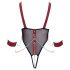Cottelli Bondage - stroppeløs åpen body med kjede (svart)