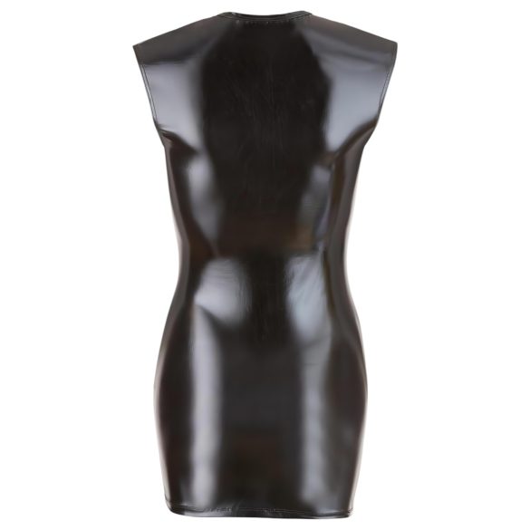 Cottelli - ermeløs, glinsende festkjole (svart) - L