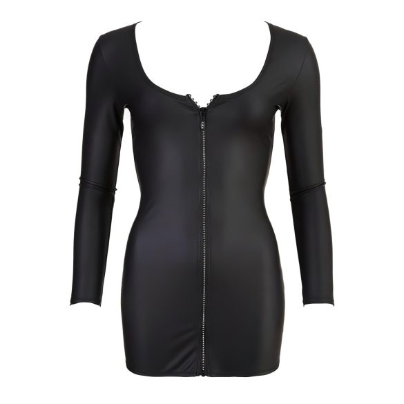 Cottelli - festkjole med strassglidelås (svart) - L