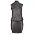 Cottelli Plus Size - skinnende chiffongkjole (svart) - 4XL