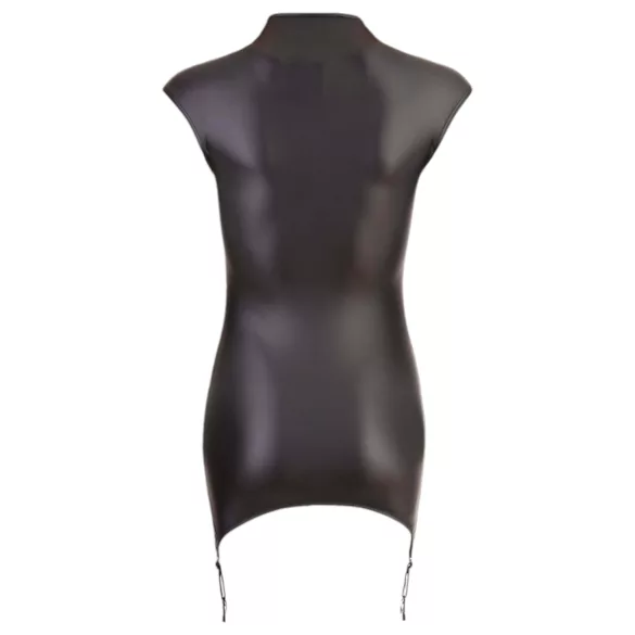 Cottelli - Party time - kjole med strømpeholder (svart) - XL