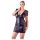 Cottelli Plus Size - Sort kjole med sløyfe og blonde detaljer - 2XL