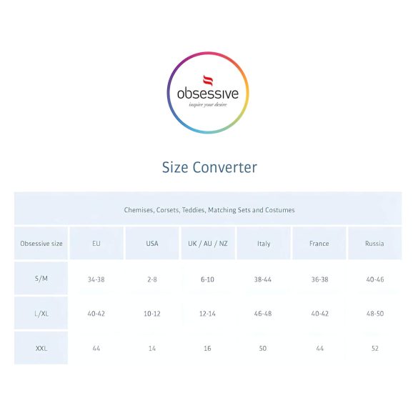 Obsessive Heartina - nattkjole og truse (rød)