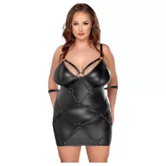Cottelli Plus Size - Kjole med håndjern (svart)