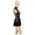 Cottelli - blonde minikjole i korsettstil (svart) - M